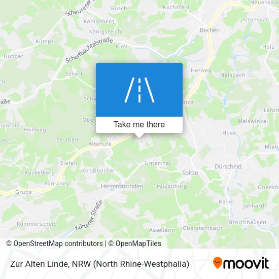 Zur Alten Linde map