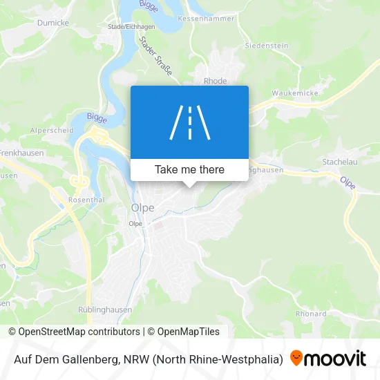 Карта Auf Dem Gallenberg