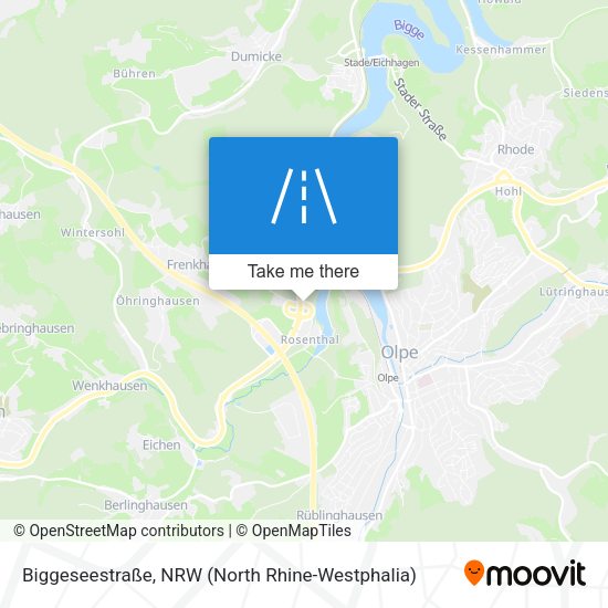 Biggeseestraße map