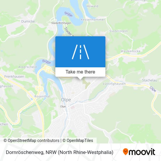 Dornröschenweg map