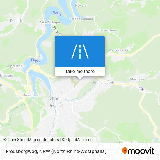 Карта Freusbergweg