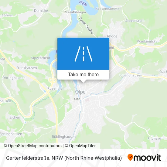 Gartenfelderstraße map