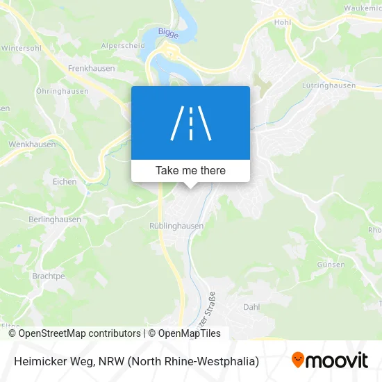 Карта Heimicker Weg