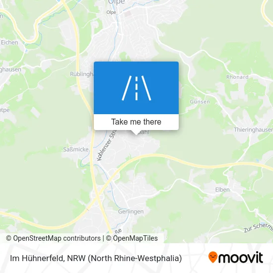 Карта Im Hühnerfeld