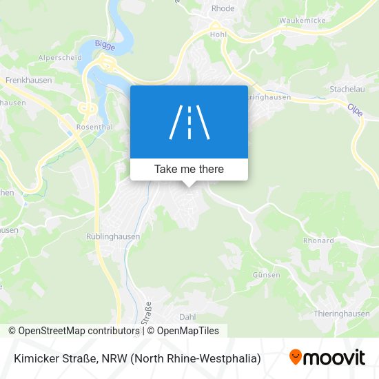 Kimicker Straße map