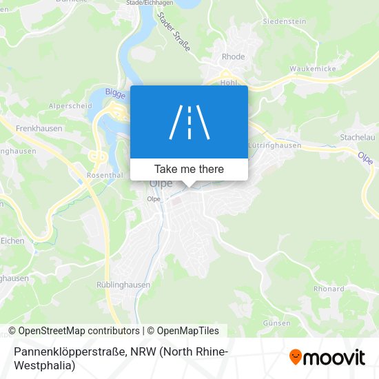 Pannenklöpperstraße map