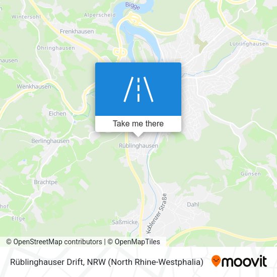 Rüblinghauser Drift map