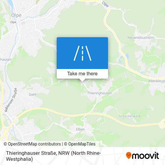 Thieringhauser Straße map