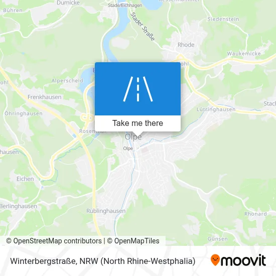 Winterbergstraße map