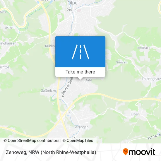 Карта Zenoweg