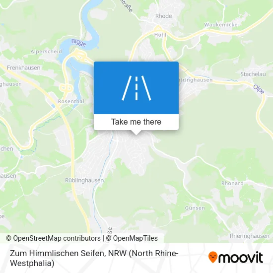 Карта Zum Himmlischen Seifen
