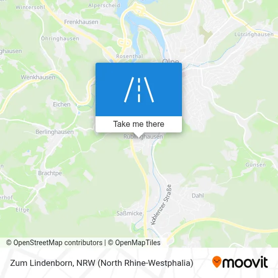Zum Lindenborn map