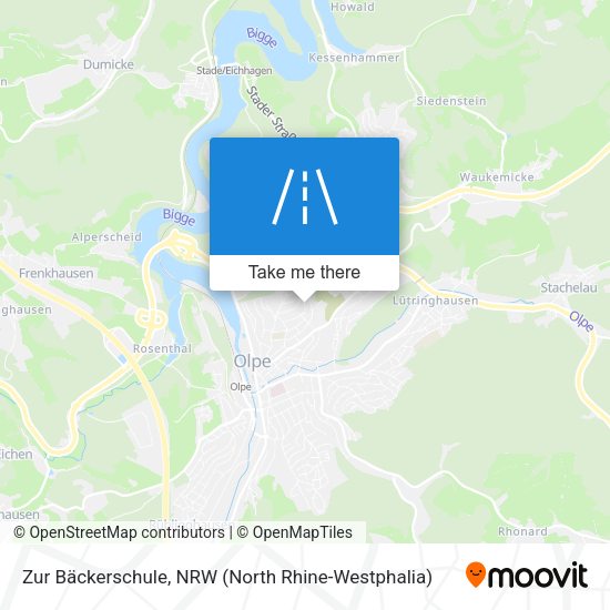 Zur Bäckerschule map