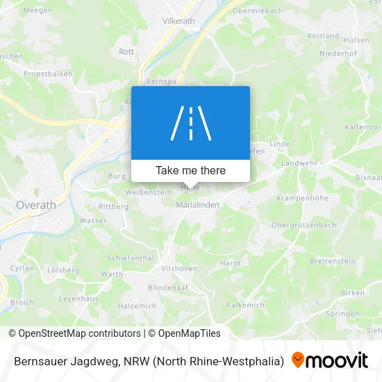 Карта Bernsauer Jagdweg