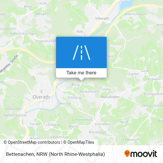 Bettenachen map