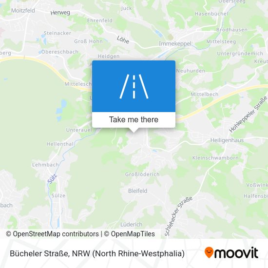 Bücheler Straße map