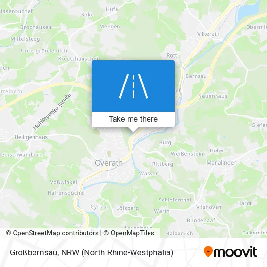 Карта Großbernsau