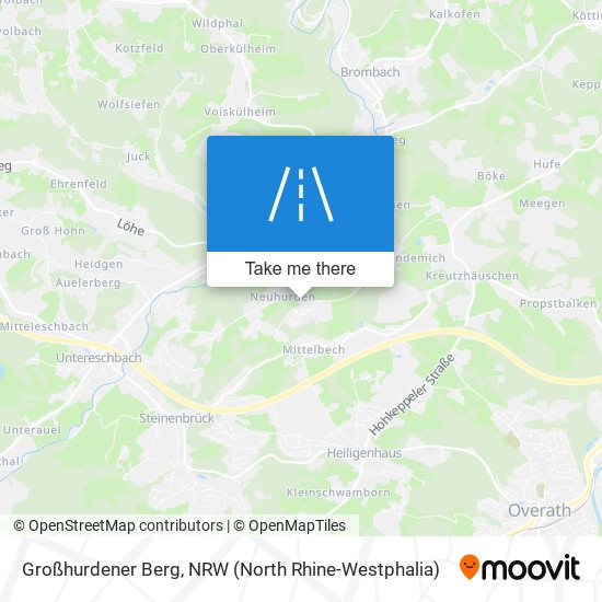 Großhurdener Berg map