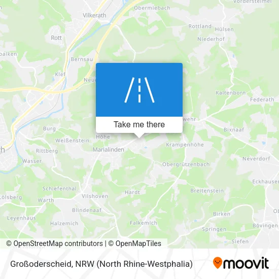 Карта Großoderscheid