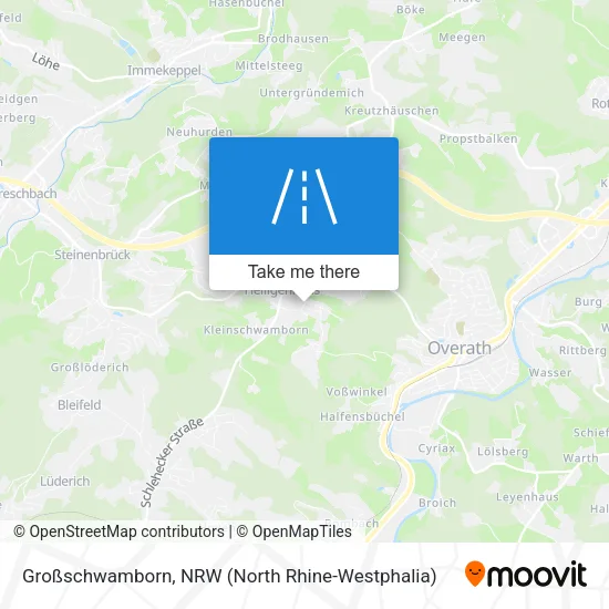 Карта Großschwamborn