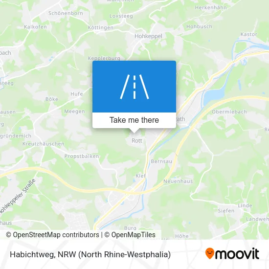 Карта Habichtweg