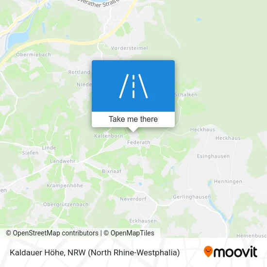 Карта Kaldauer Höhe
