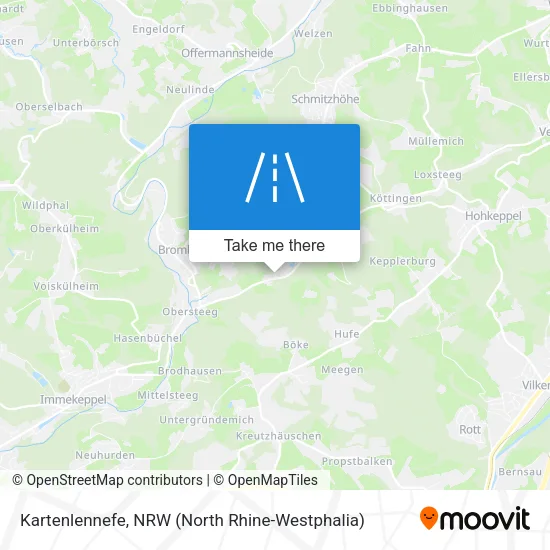 Карта Kartenlennefe