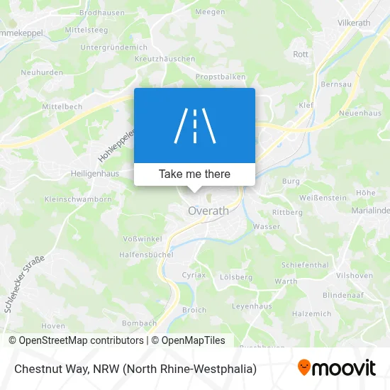 Kastanienweg map