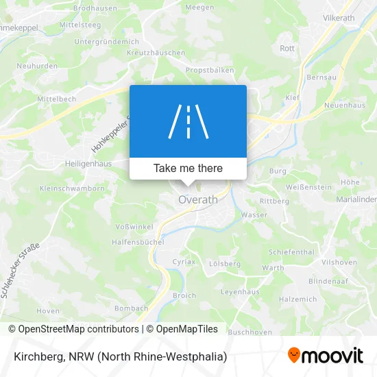 Карта Kirchberg
