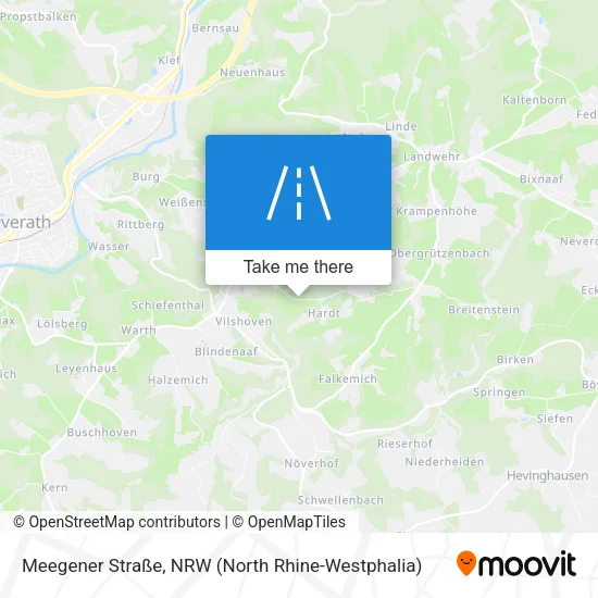 Meegener Straße map