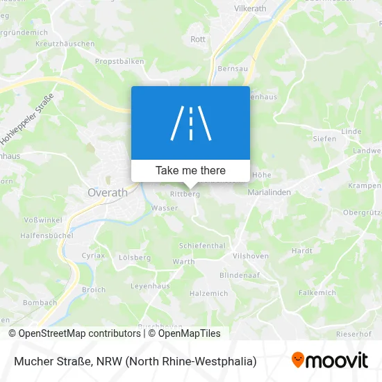 Mucher Straße map