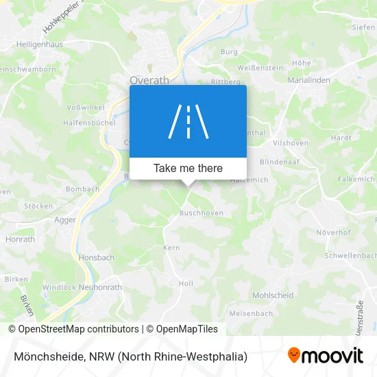 Карта Mönchsheide