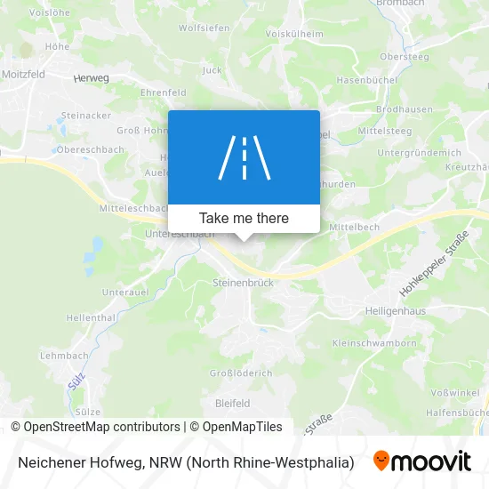 Neichener Hofweg map