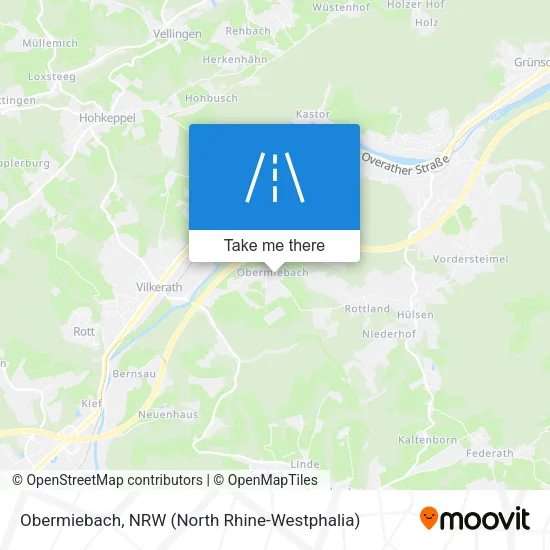 Карта Obermiebach