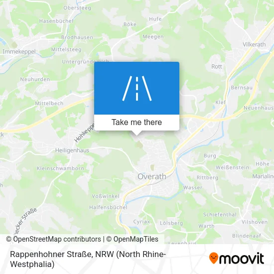 Карта Rappenhohner Straße