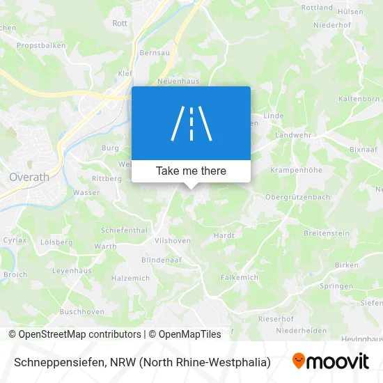 Schneppensiefen map