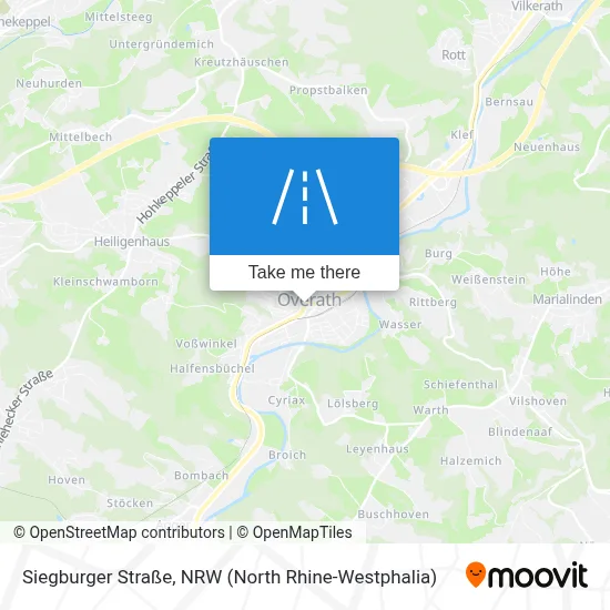 Siegburger Straße map