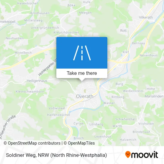 Карта Soldiner Weg