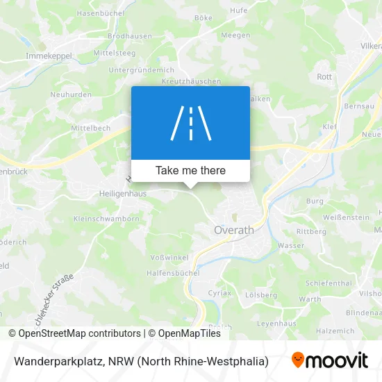 Карта Wanderparkplatz