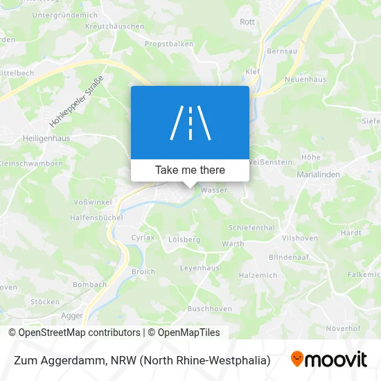 Zum Aggerdamm map