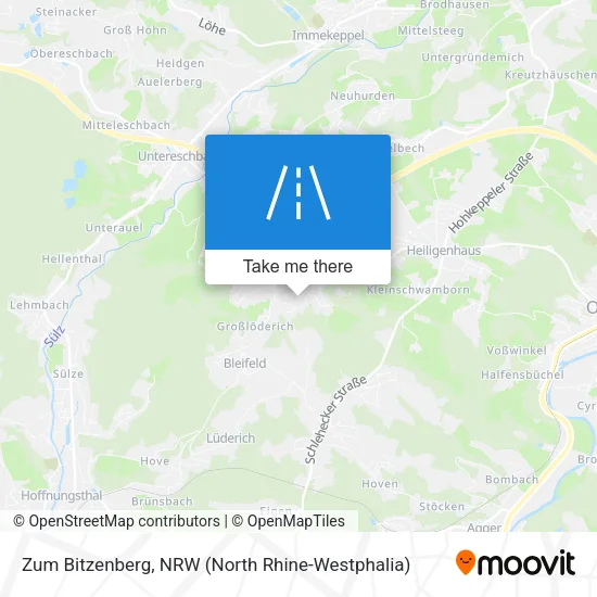 Карта Zum Bitzenberg