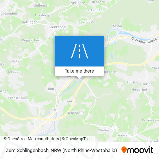 Zum Schlingenbach map