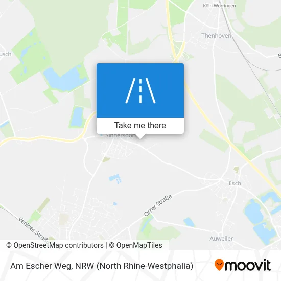 Am Escher Weg map