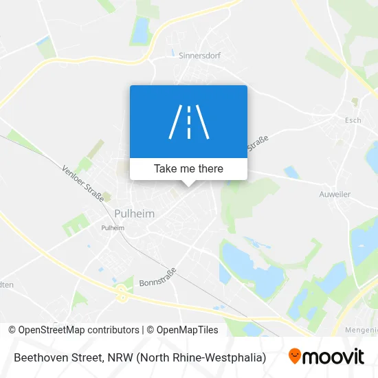 Beethovenstraße map