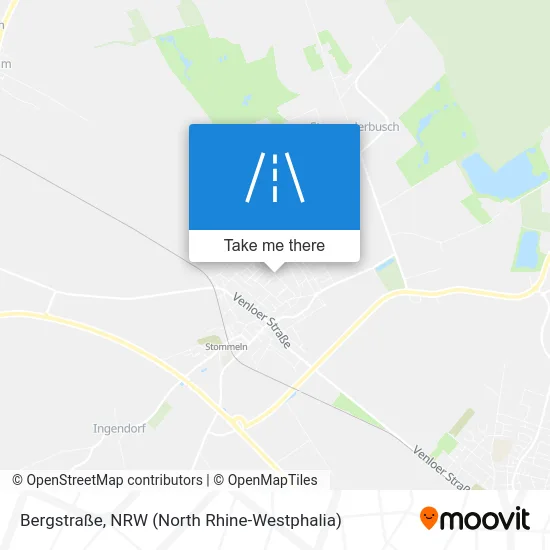 Карта Bergstraße