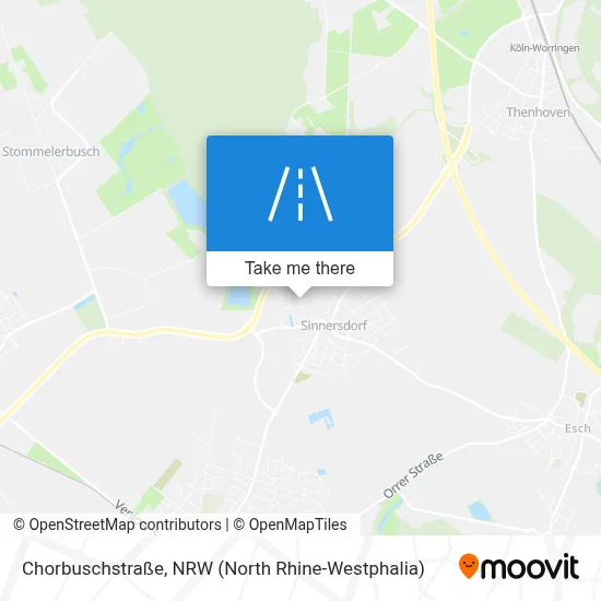 Chorbuschstraße map