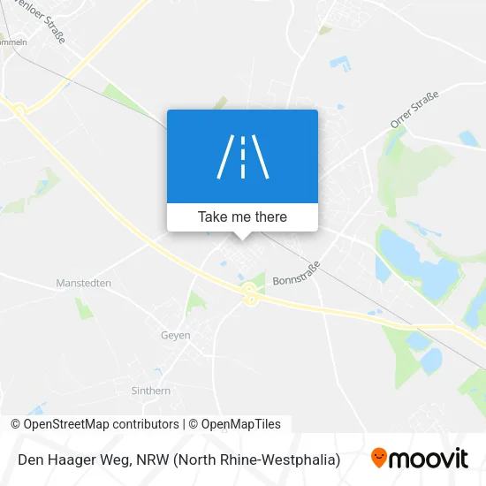 Карта Den Haager Weg