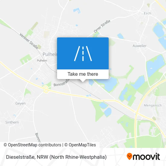 Dieselstraße map