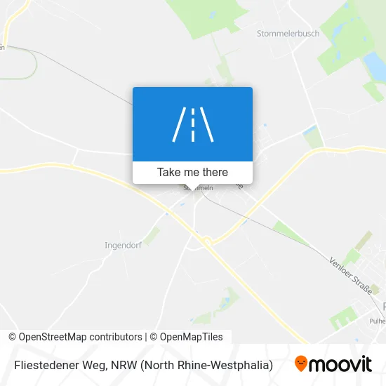 Карта Fliestedener Weg