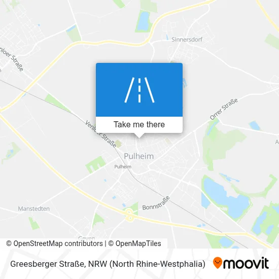 Greesberger Straße map